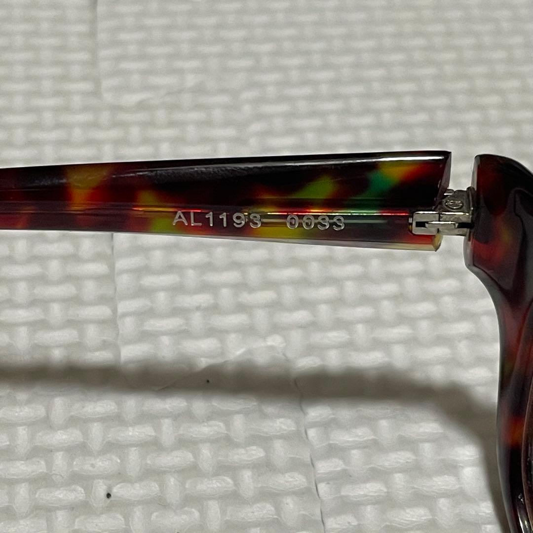 美品 00s archive アランミクリ バネ蝶番 ウェリントン 眼鏡 Y2K