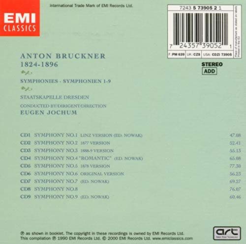 【輸入盤】Bruckner：the complete symphonis