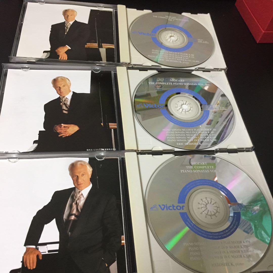 【売約済】ハイドシェック／モーツァルト:ピアノ・ソナタ集  3CD