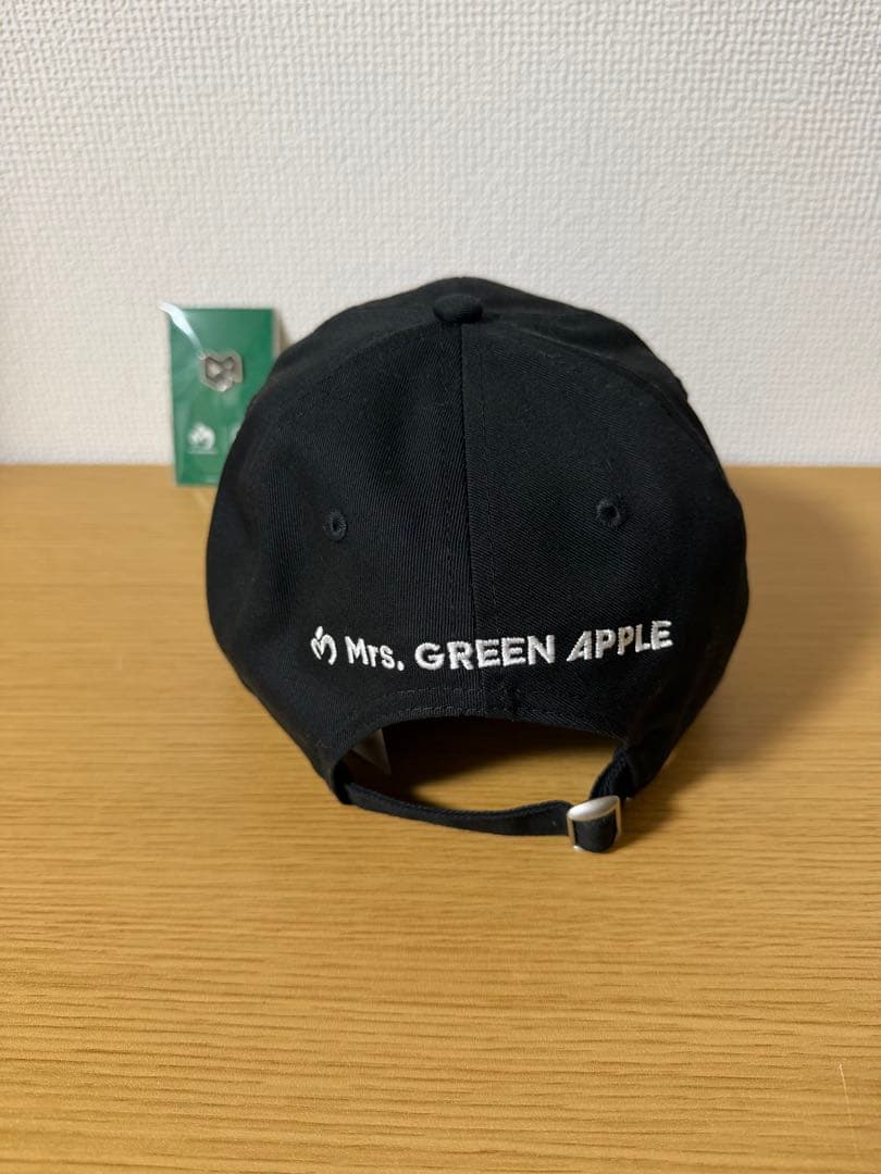 Mrs. GREEN APPLE ブラックキャップ　ピンズ付き