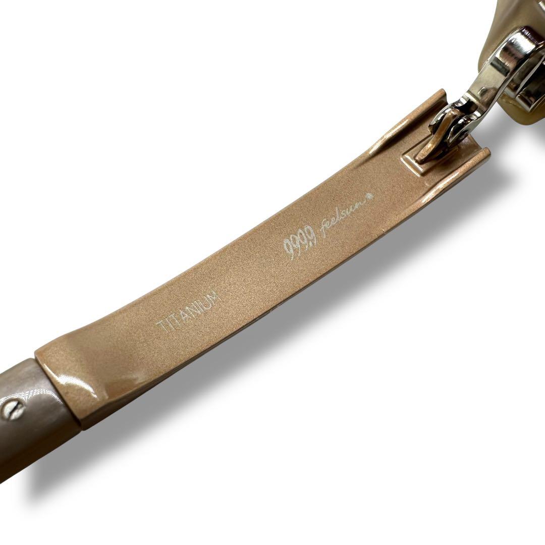 美品 999.9 feelsun サングラス F-10NPM 日本製
