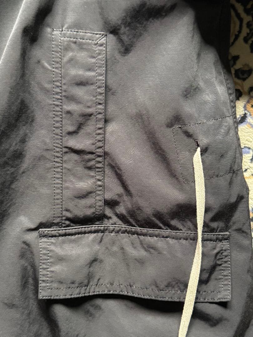 Rick Owens DRKSHDW/中綿 フィッシュテールパーカ