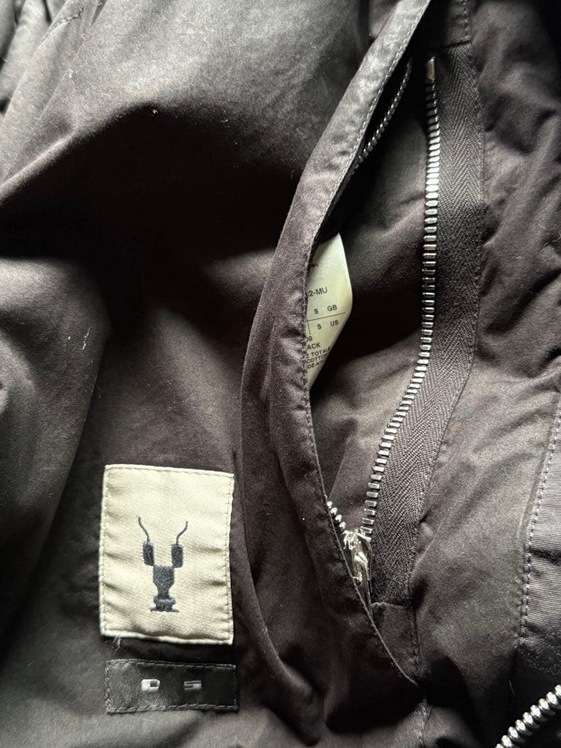 Rick Owens DRKSHDW/中綿 フィッシュテールパーカ