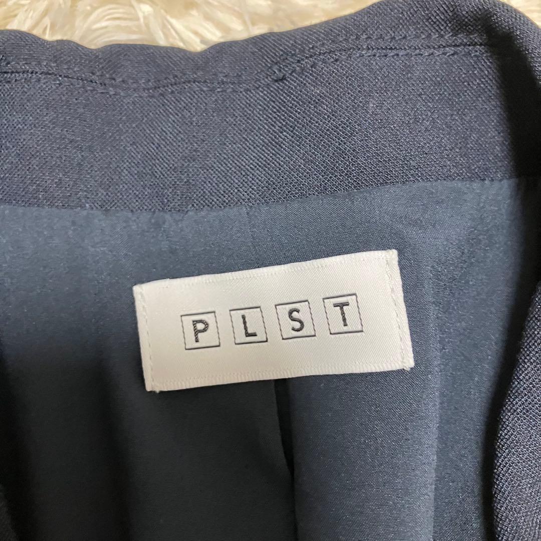 良品！PLST!紺ブレザー！金ボタン！ダブルジャケット