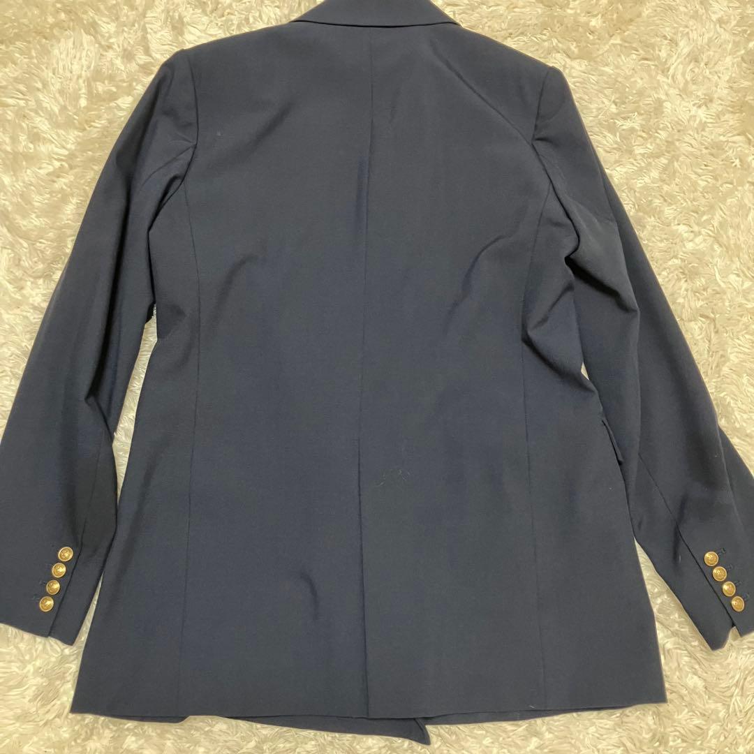 良品！PLST!紺ブレザー！金ボタン！ダブルジャケット