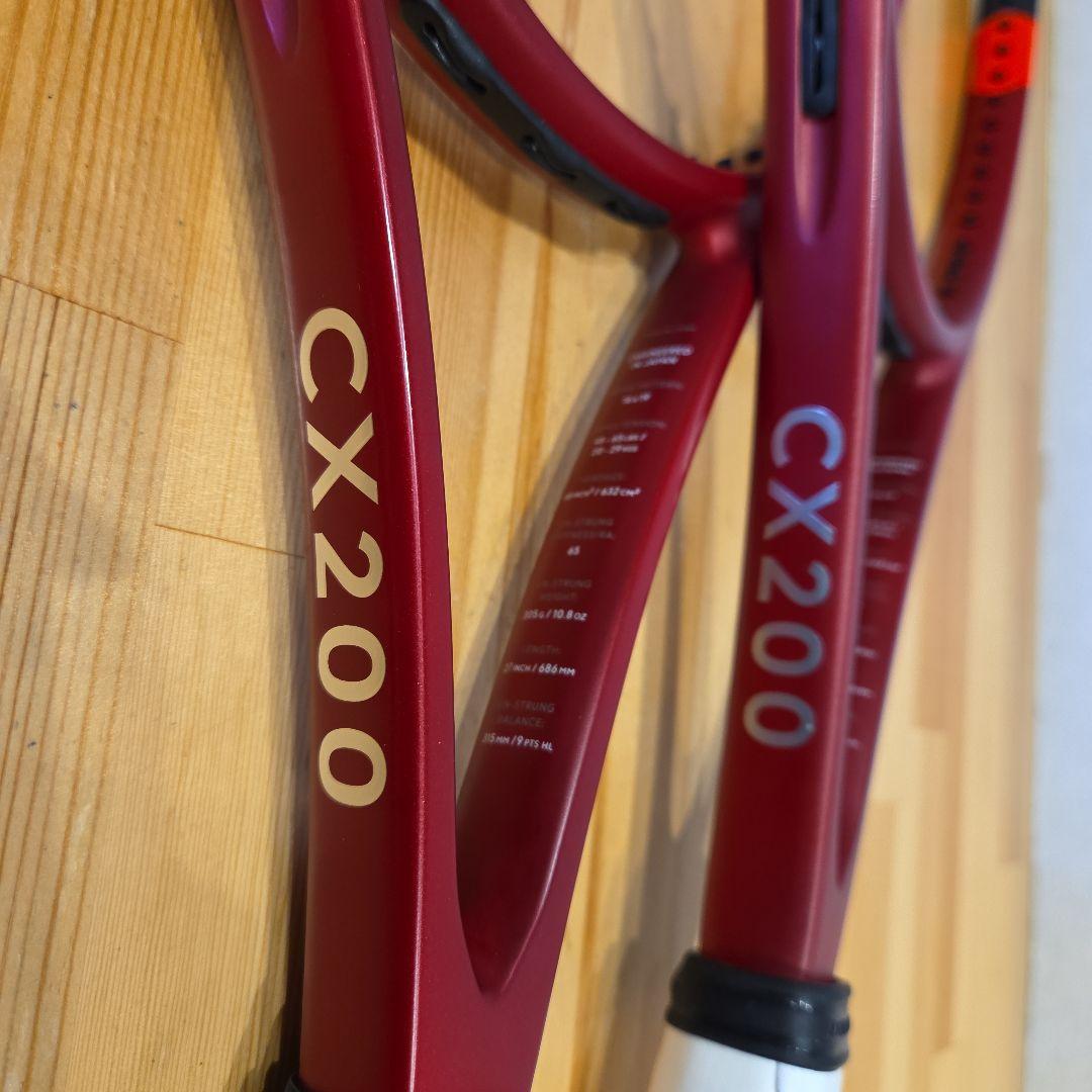 美品　保証書付き　DUNLOP CX200 ラケット 2本セット