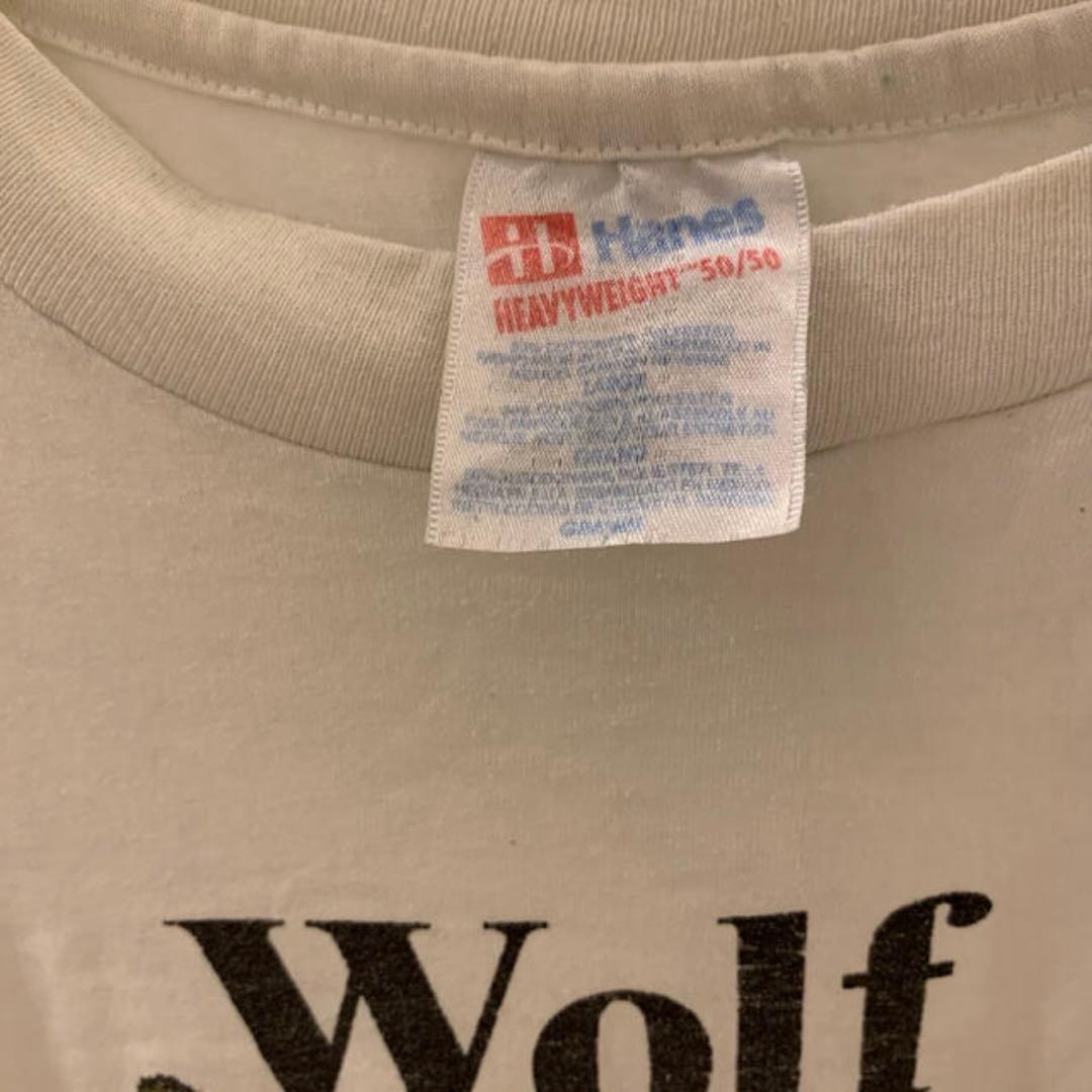 90s ドッグTシャツウルフvintage wolf tee dogtee 犬
