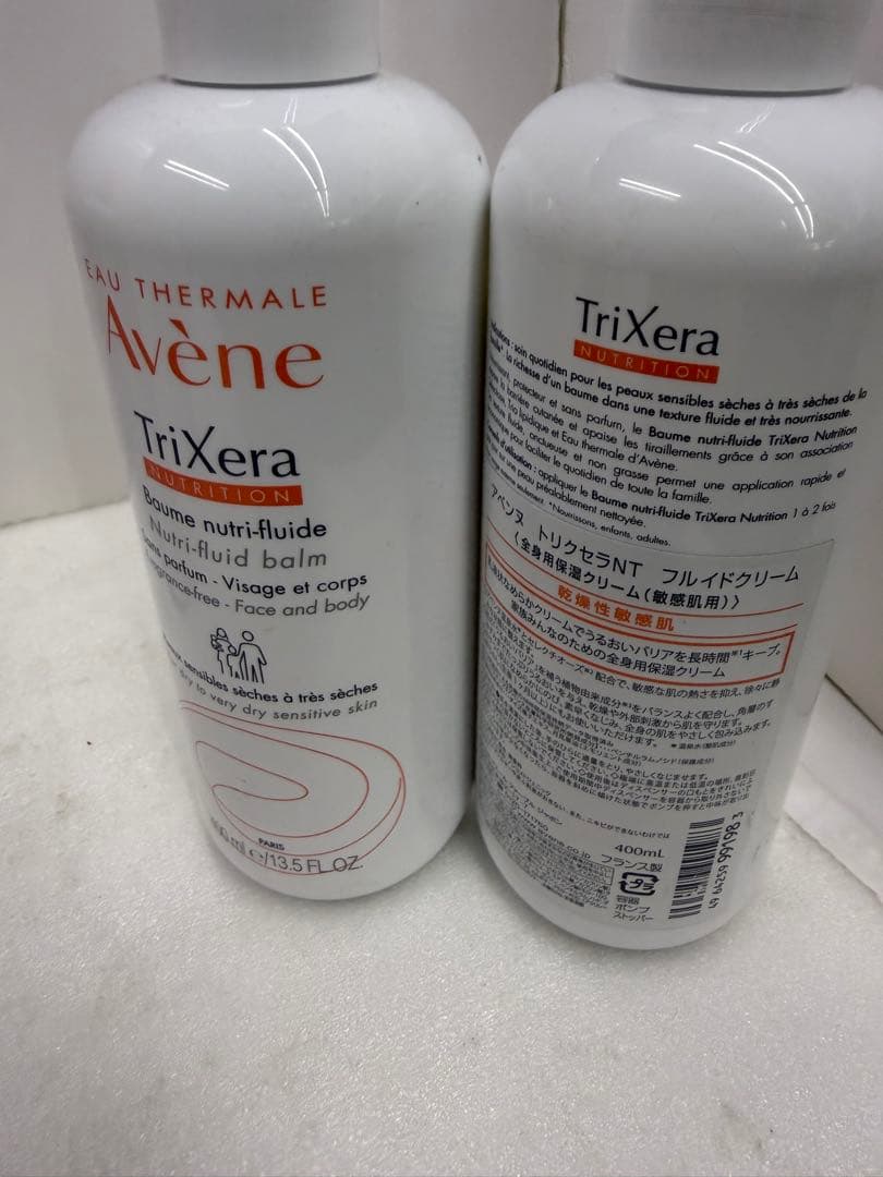 未使用Avene TriXera 敏感肌用保湿クリーム2P&ミルク2P 計4本