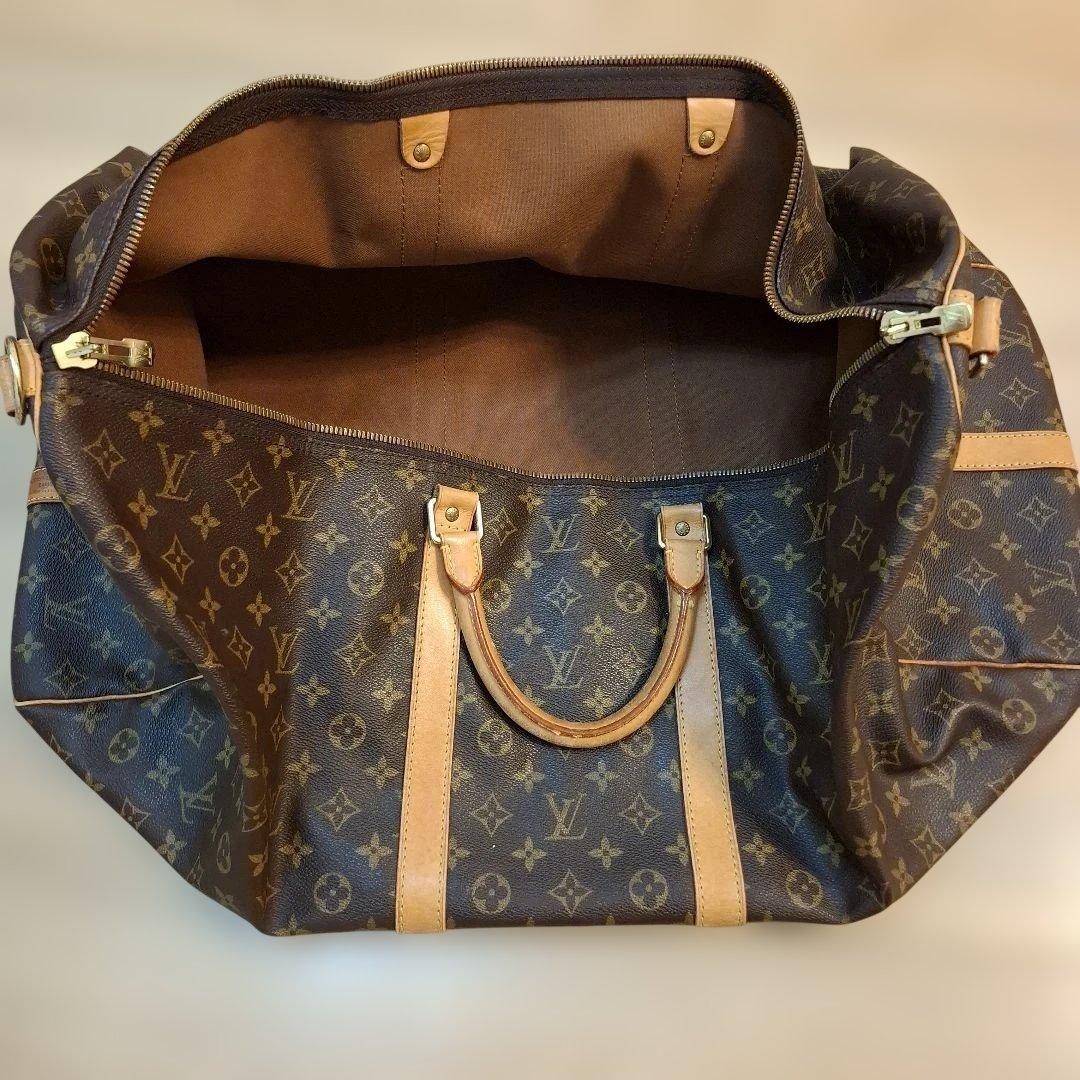 LouisVuittonルイヴィトン ダークブラウン モノグラム ボストンバッグ