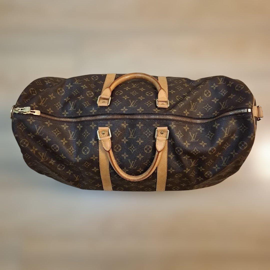 LouisVuittonルイヴィトン ダークブラウン モノグラム ボストンバッグ