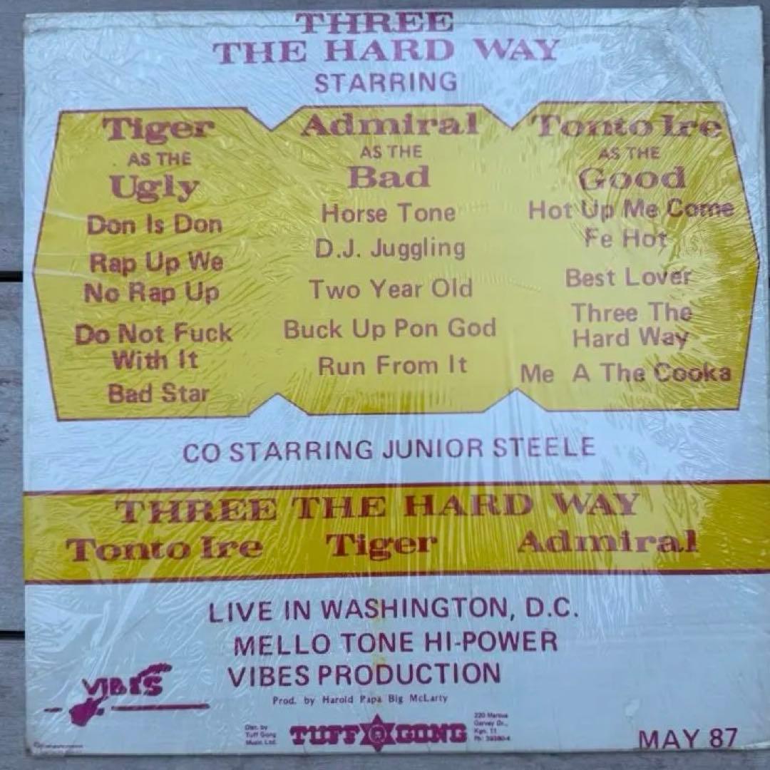 THREE THE HARD WAY 初版 VIBES JA盤