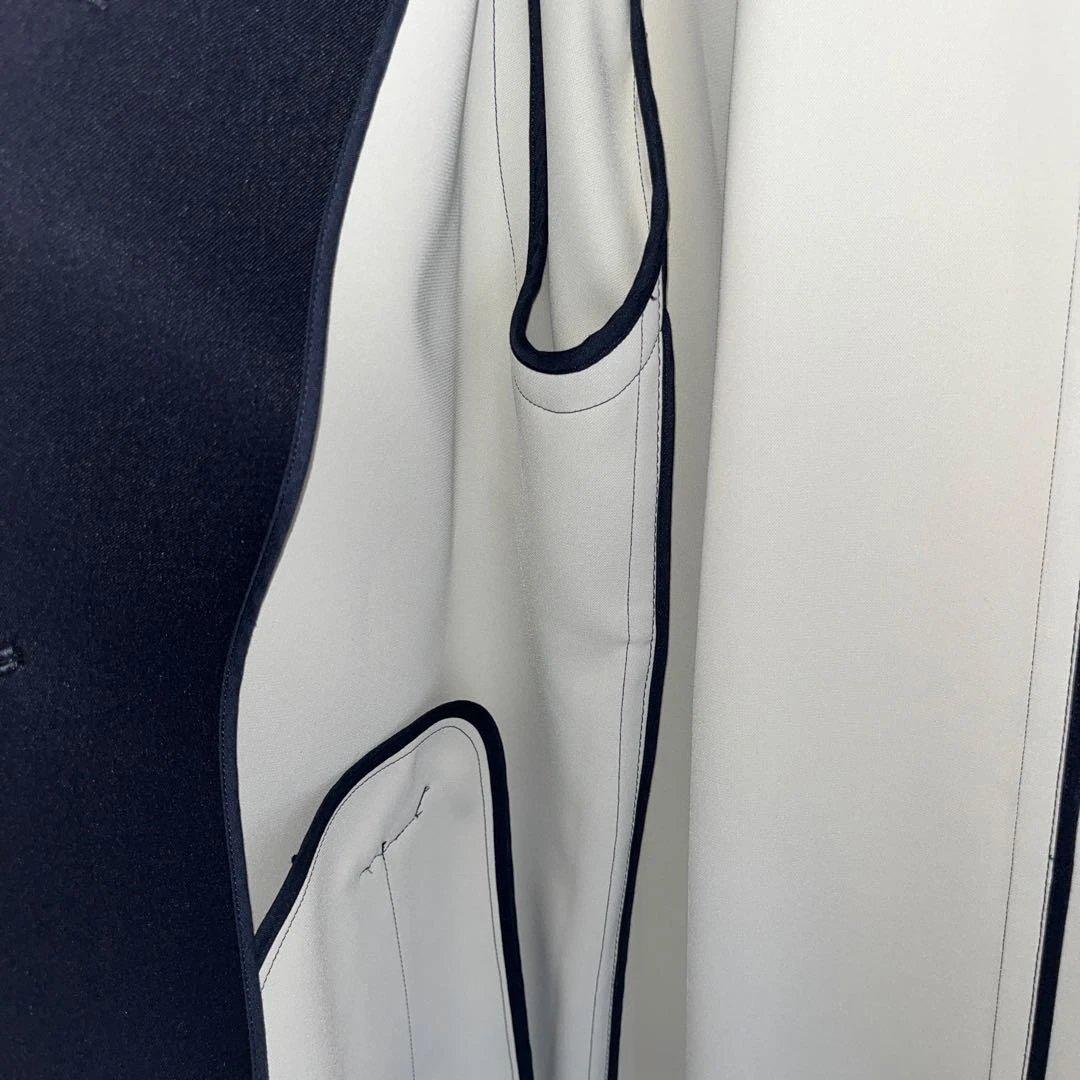 theory luxe スプリングコート ネイビー