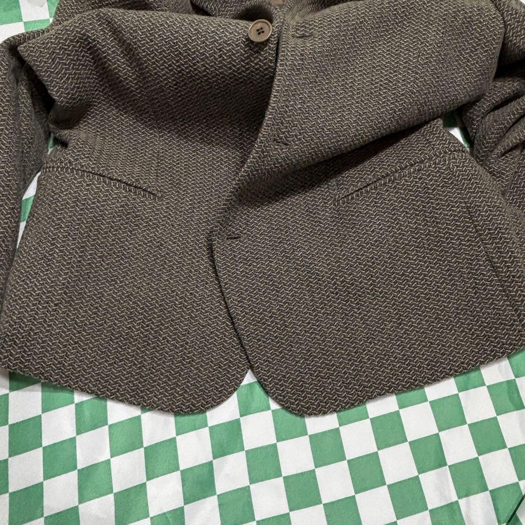 エンポリオ・アルマーニ ウール100% ニットジャケット 50サイズ 美品