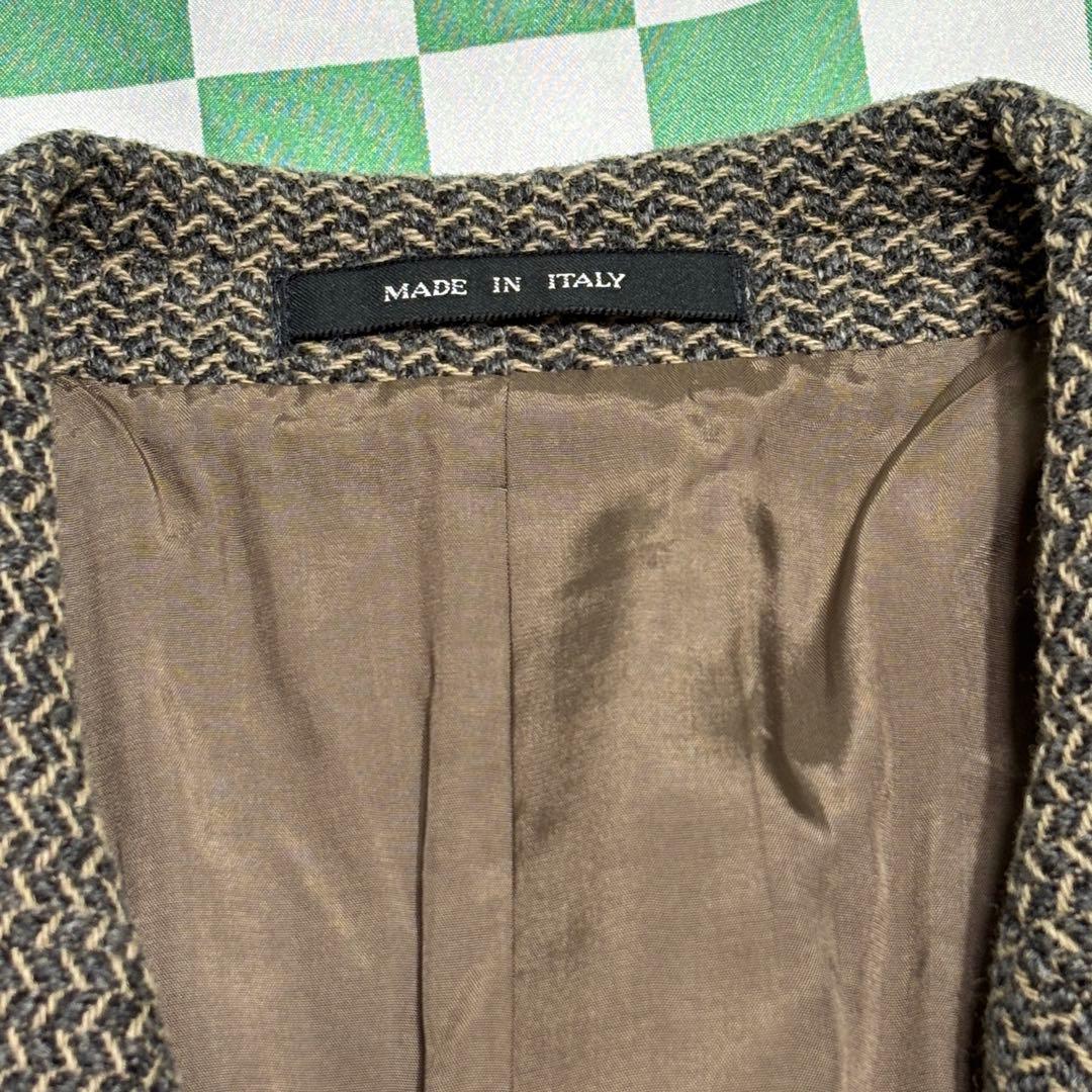エンポリオ・アルマーニ ウール100% ニットジャケット 50サイズ 美品