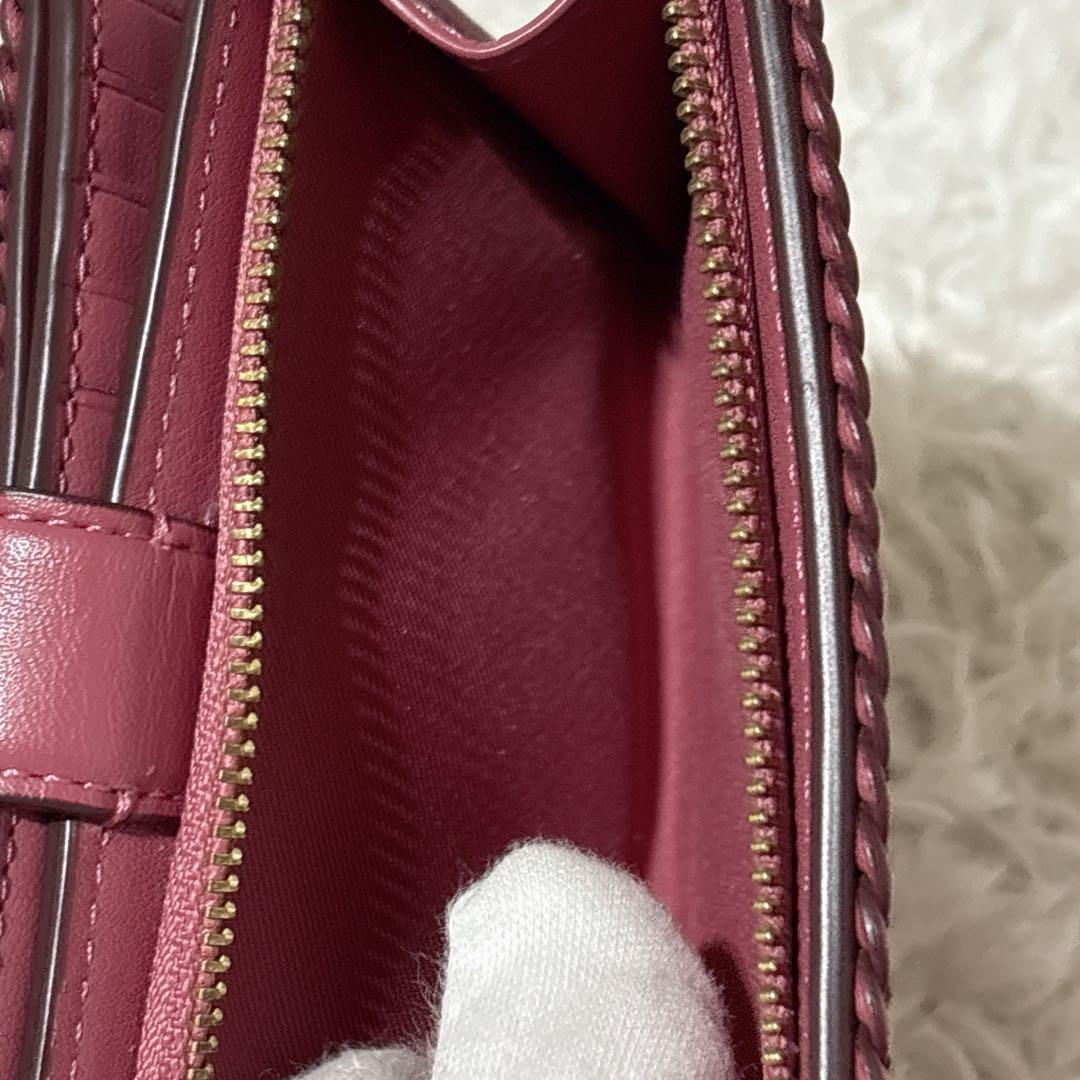 小物 Coach Tabby Medium Wallet Blade Pink C