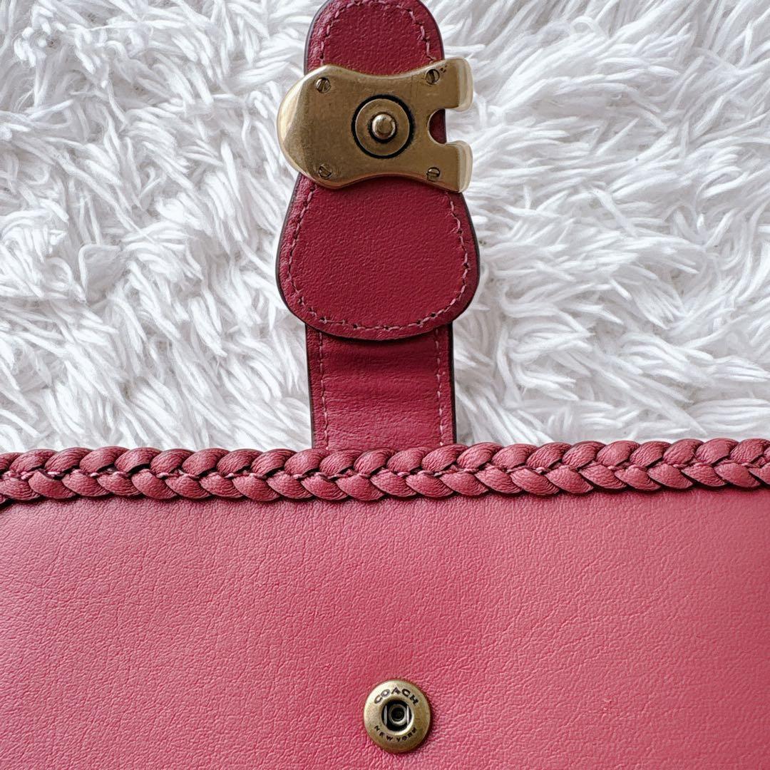 小物 Coach Tabby Medium Wallet Blade Pink C