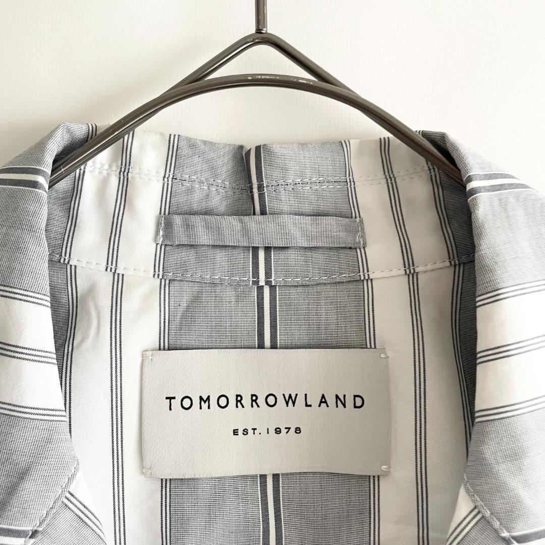 美品 TOMORROWLAND 46 春夏 タイプライターコットンジャケット