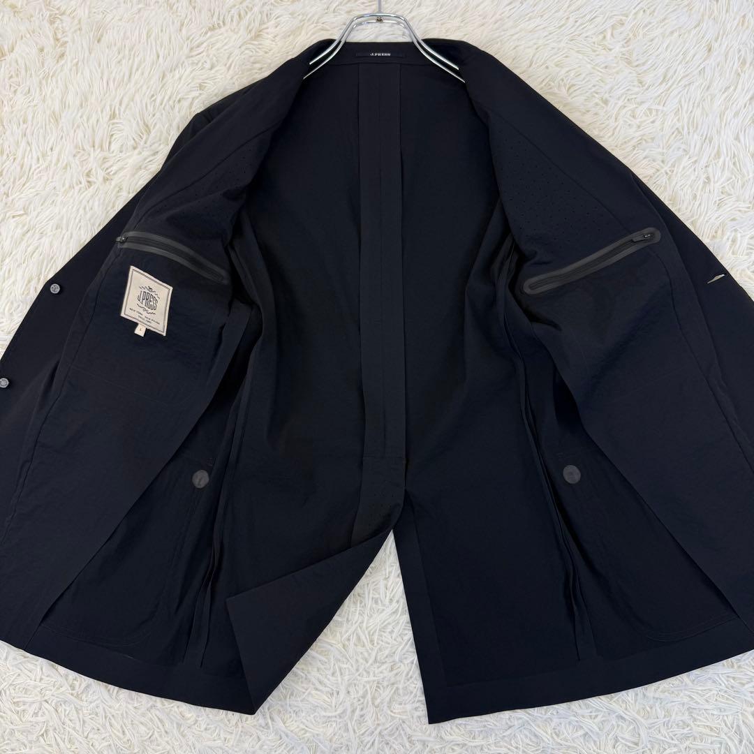 24SS J.PRESS ナイロンハイパワーストレッチブレザー 金釦 ジャケット