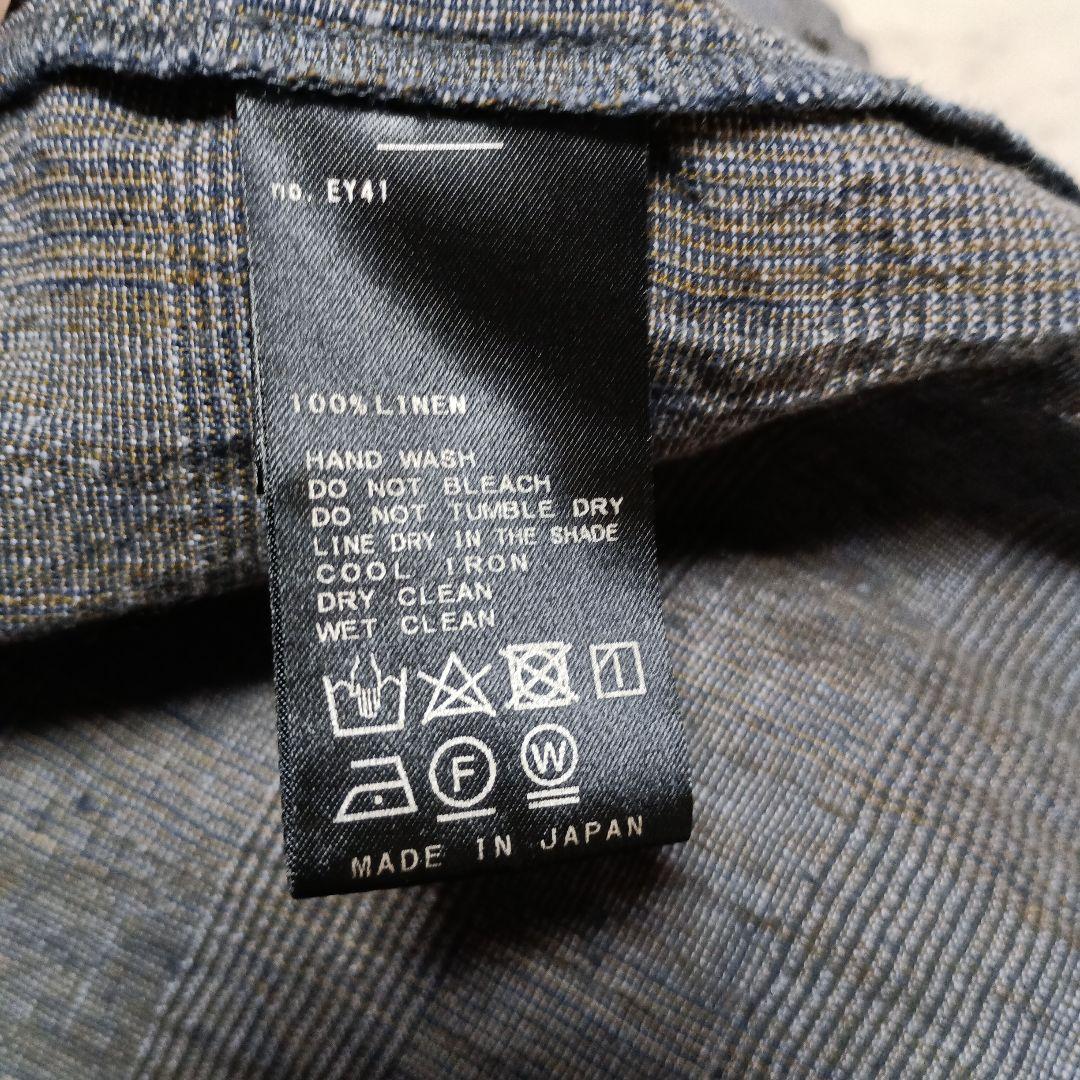 journal standard luxe グレンチェック柄　ジャケット　リネン