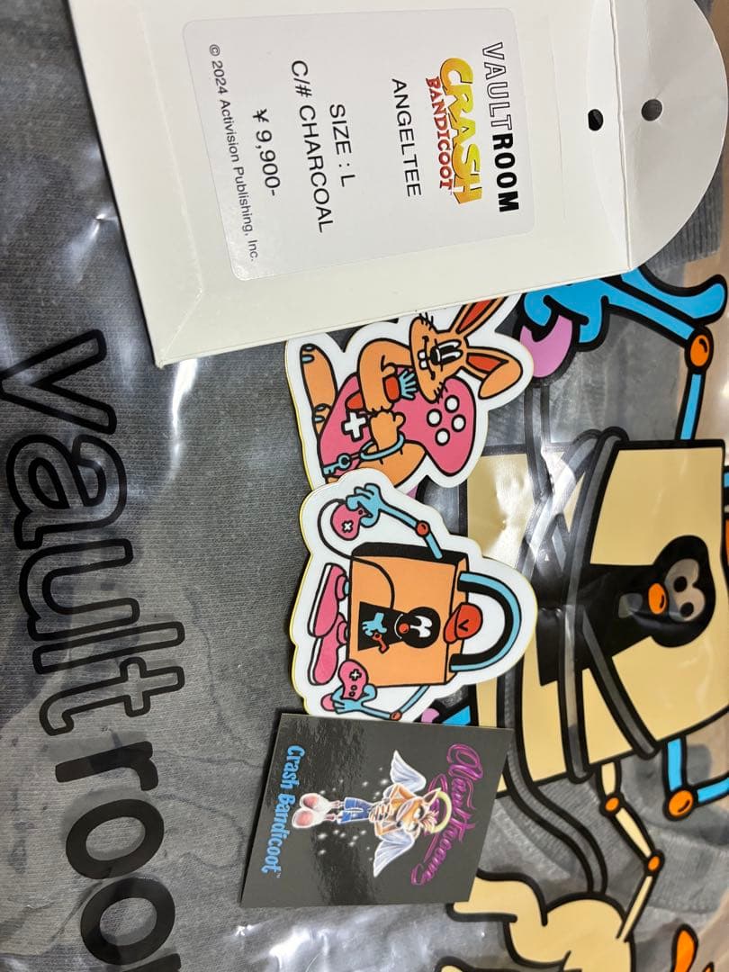vaultroom × Crash Bandicoot ANGEL TEE L