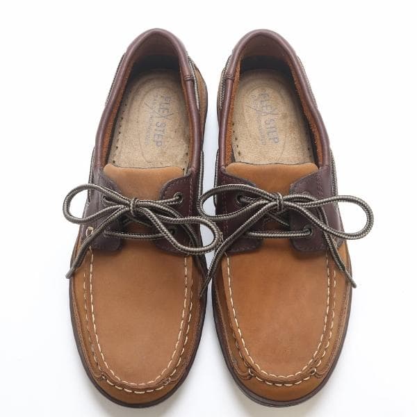 B7314■美品■ジーエイチバス レザー デッキ シューズ 7 1/2M