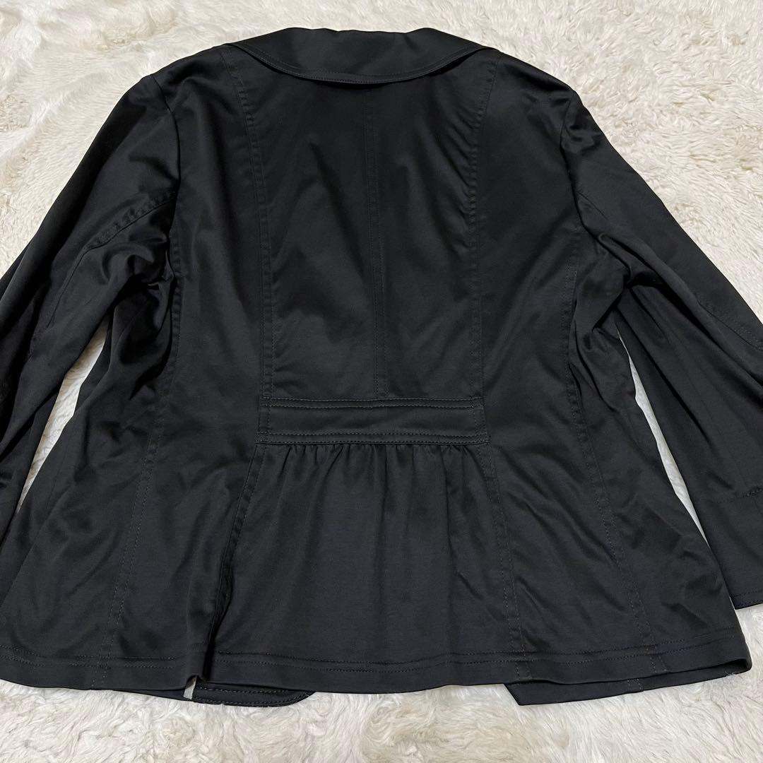 美品　大きめ　バーバリー ロンドン　テーラードジャケット　黒　3XL 46