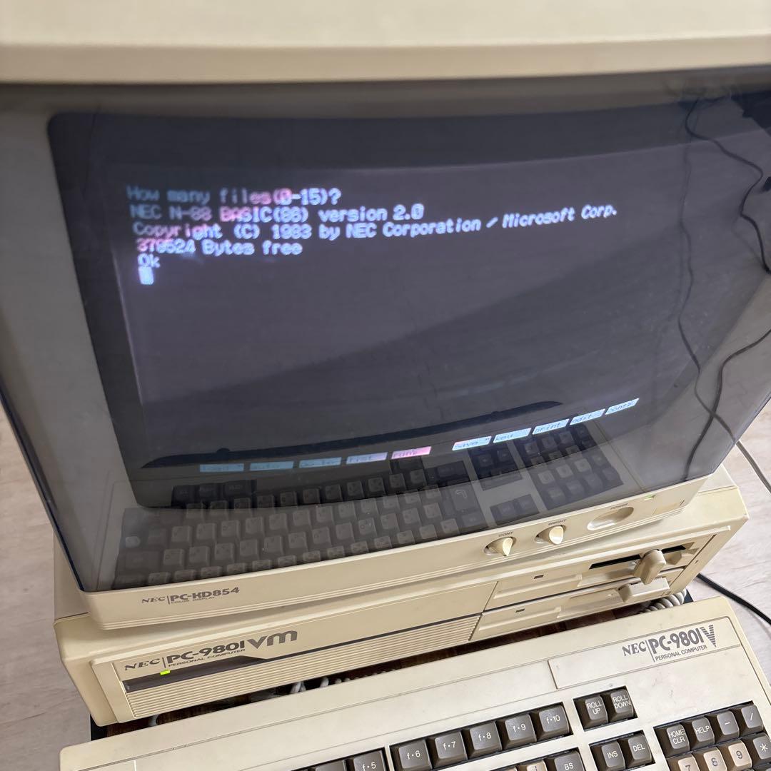 ゆ*。様 NEC PC-9801VM + NEC PC-HD854