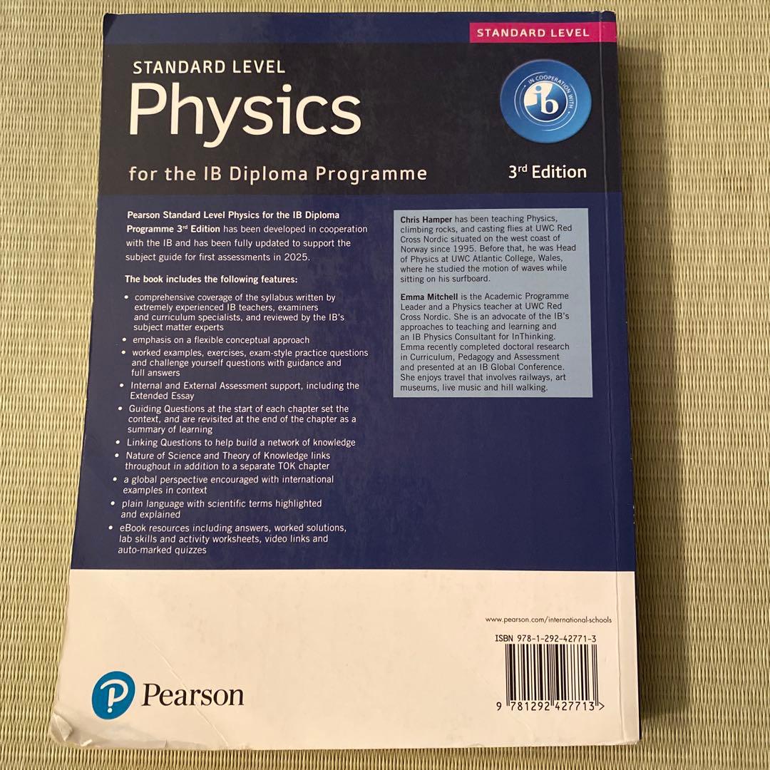 語学・辞書・学習参考書 Physics SL for the IB Diploma Programme