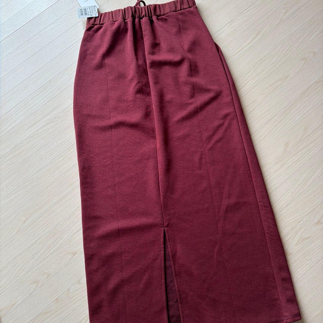 ちーさん様2点発送　【定価13,200円】Vin　ロングジャージスカート　エンジ