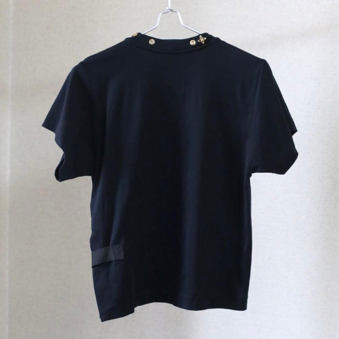 美品 LV ルイヴィトン サイドストラップ Tシャツ XS ブラック