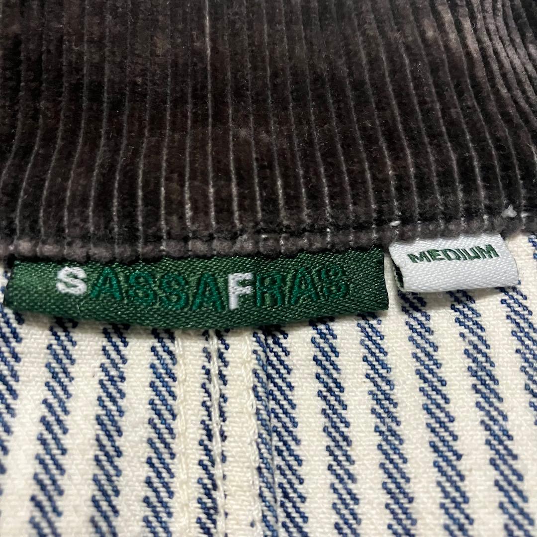 ササフラス SASSAFRAS ヒッコリー カバーオール Mサイズ