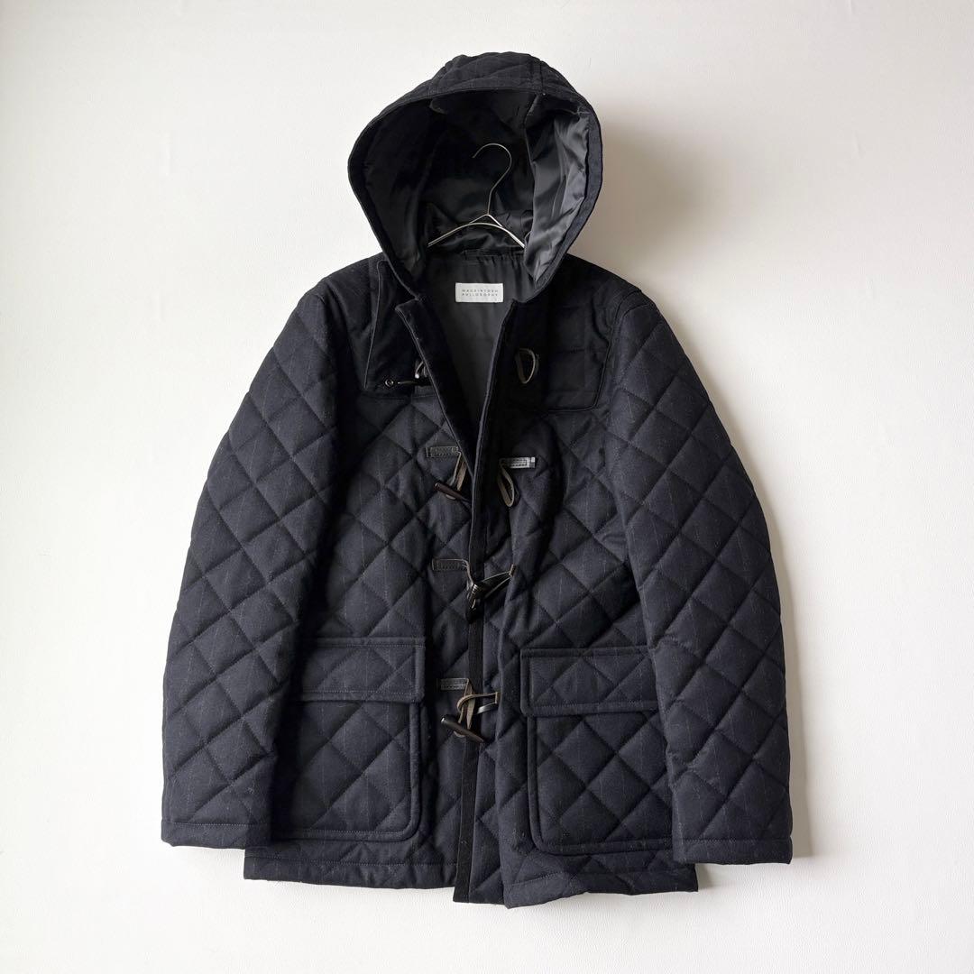 2809y美品 マッキントッシュ キルティングダッフルコート メンズ ネイビー