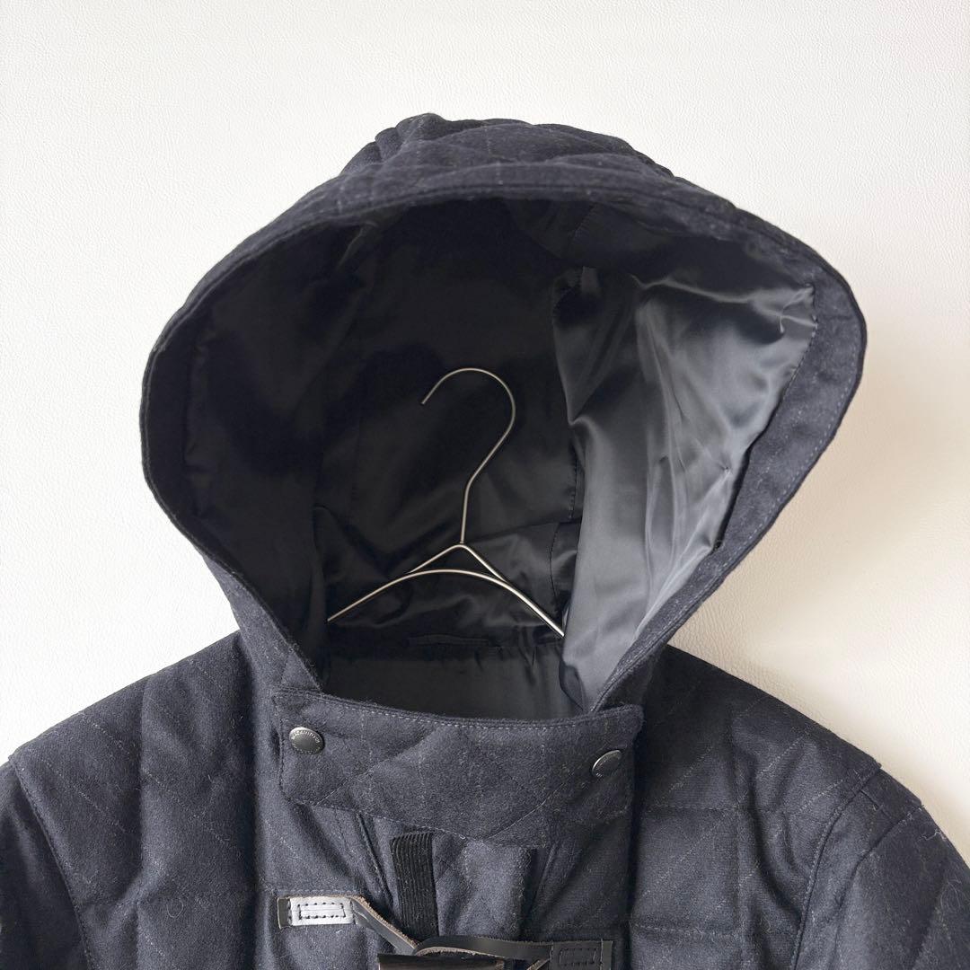 2809y美品 マッキントッシュ キルティングダッフルコート メンズ ネイビー