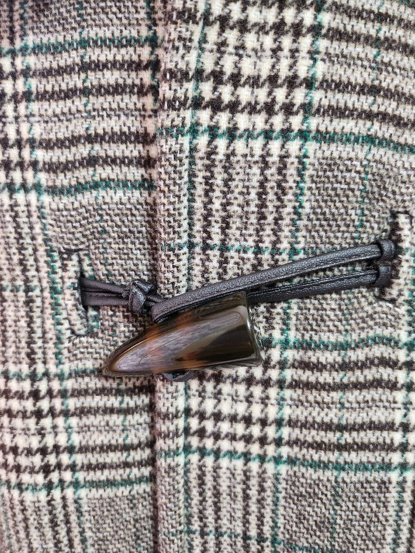 UNIQLO　JWANDERSON チェック柄 フード付きダッフルコート