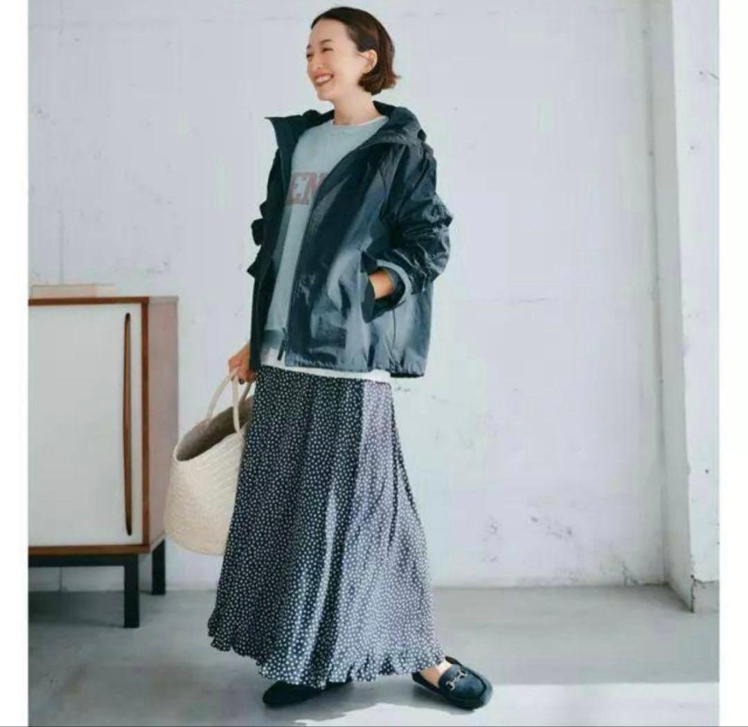 THE SHINZONE 小花柄　FLORET HEM FRILL SK