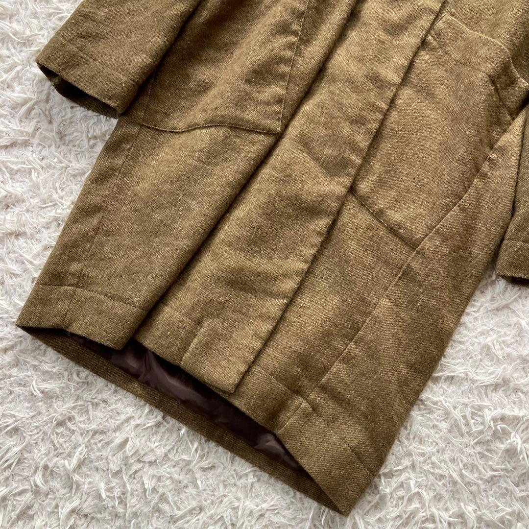 fog linen work フォグリネンワーク フード付きロングコート F