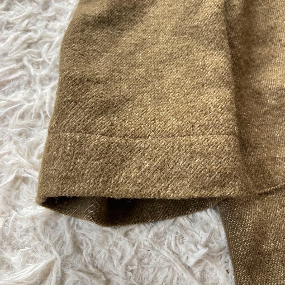 fog linen work フォグリネンワーク フード付きロングコート F