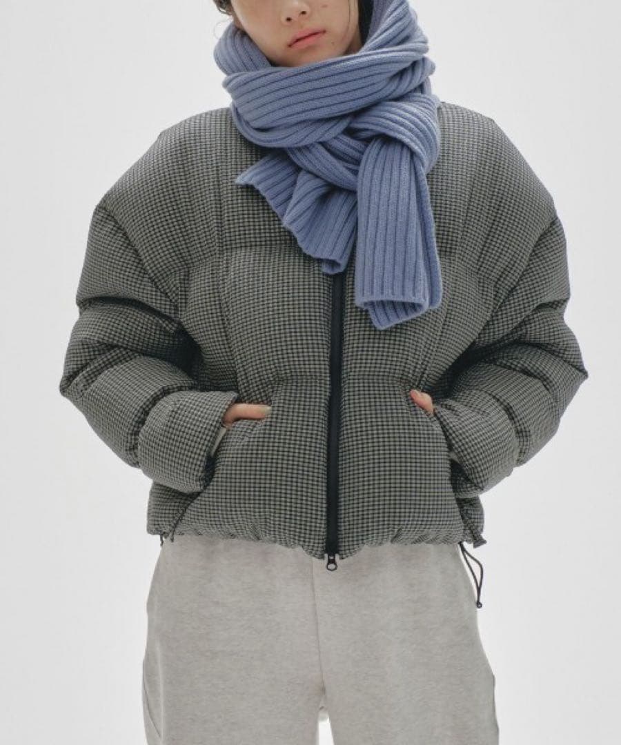todayful トゥデイフル RibKnitMuffler リブニットマフラー