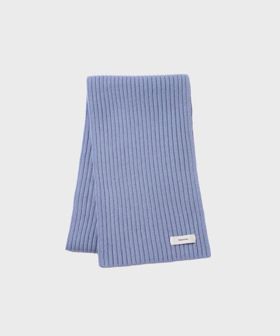 todayful トゥデイフル RibKnitMuffler リブニットマフラー