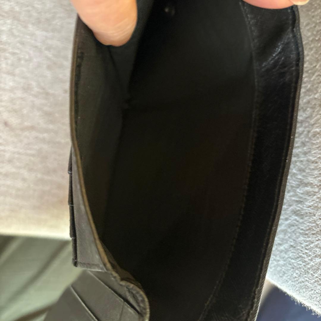 今だけ値下げ。美品。PRADA ブラック 三つ折り財布男女兼用。
