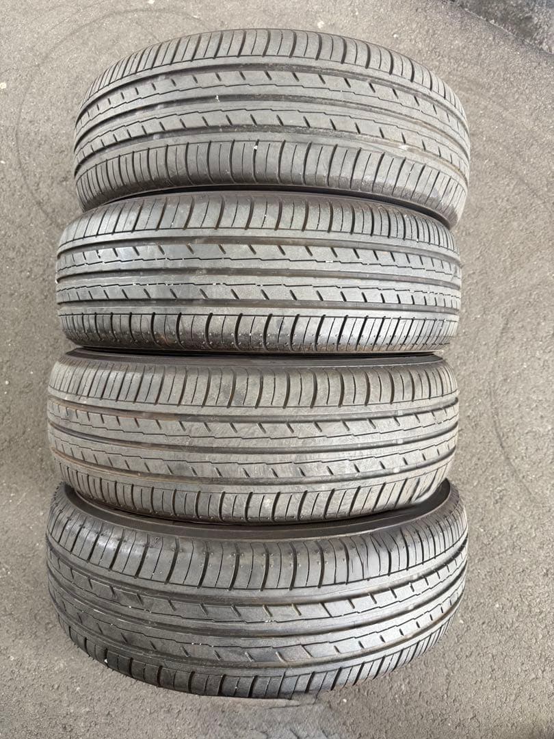 ヨコハマ　ブルーアース 165/55R15 タイヤ 4本セット