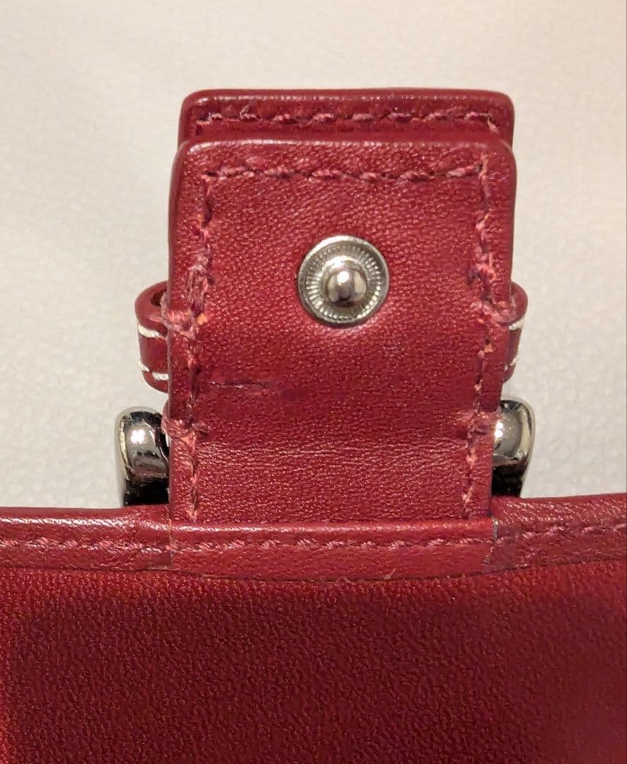 ⭐️COACH/コーチ⭐️三つ折り財布⭐️レッド⭐️匿名配送⭐️即購入OK!⭐️
