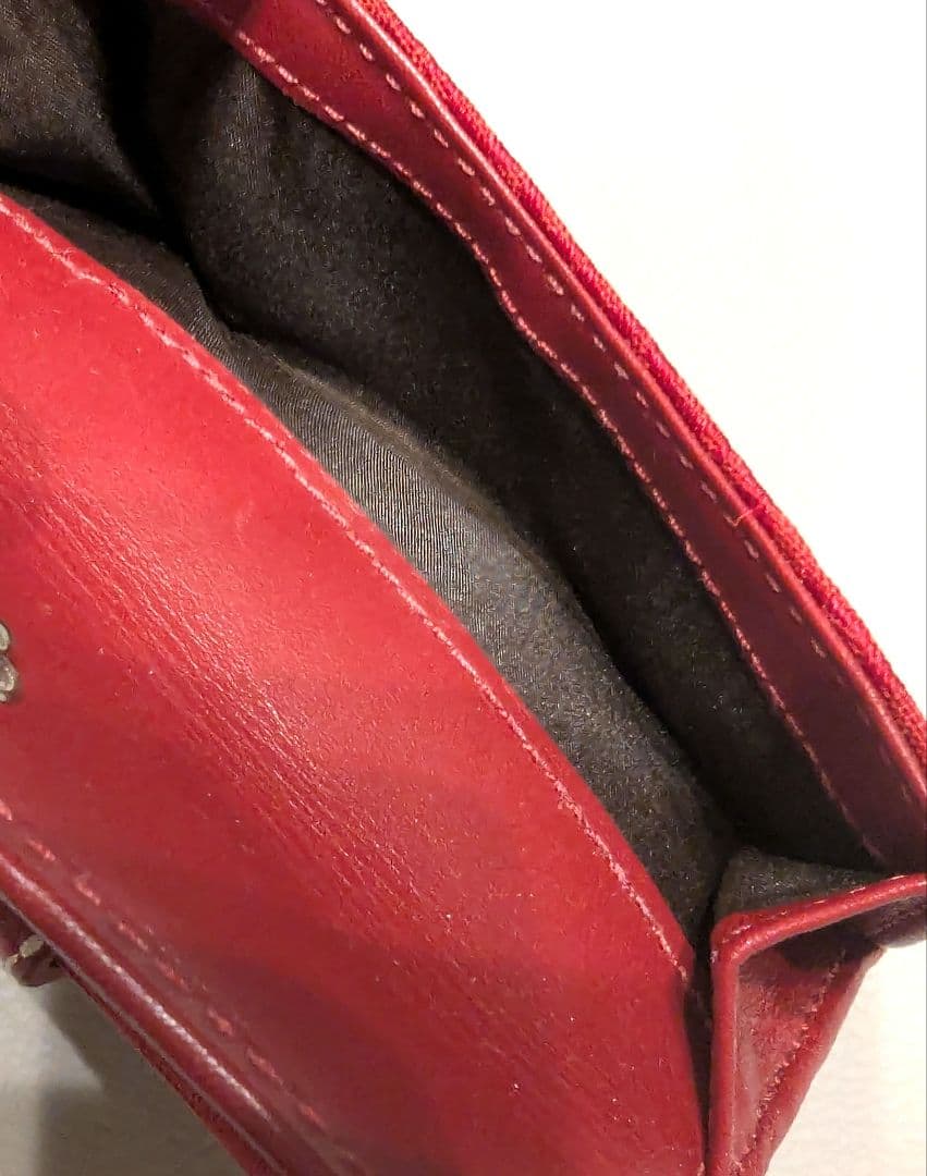 ⭐️COACH/コーチ⭐️三つ折り財布⭐️レッド⭐️匿名配送⭐️即購入OK!⭐️