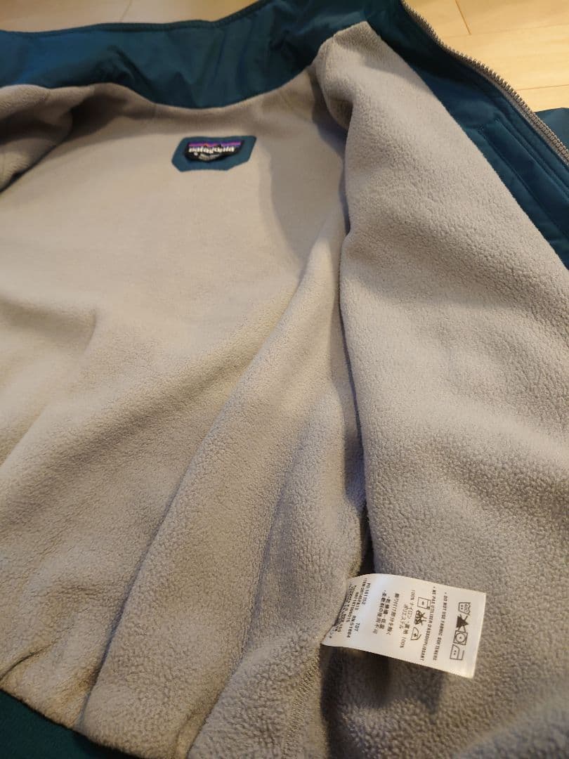 patagonia シェルドシンチラ ブルゾン S 美品 グリーン グレー