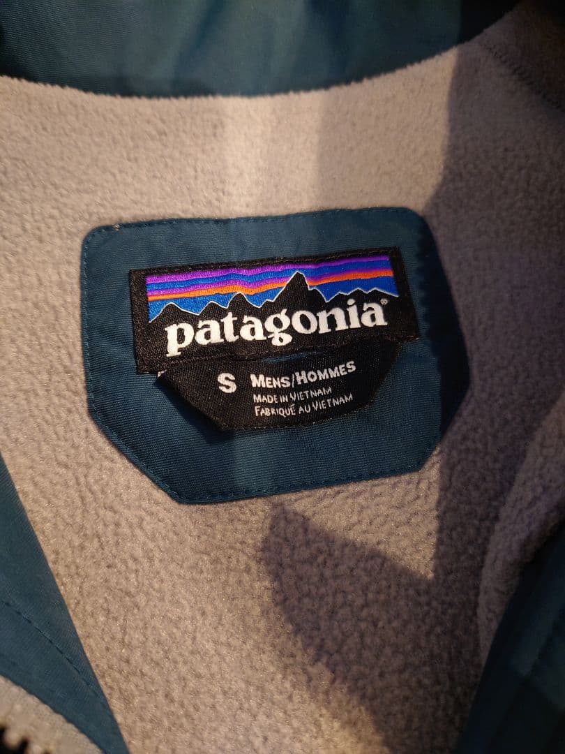patagonia シェルドシンチラ ブルゾン S 美品 グリーン グレー