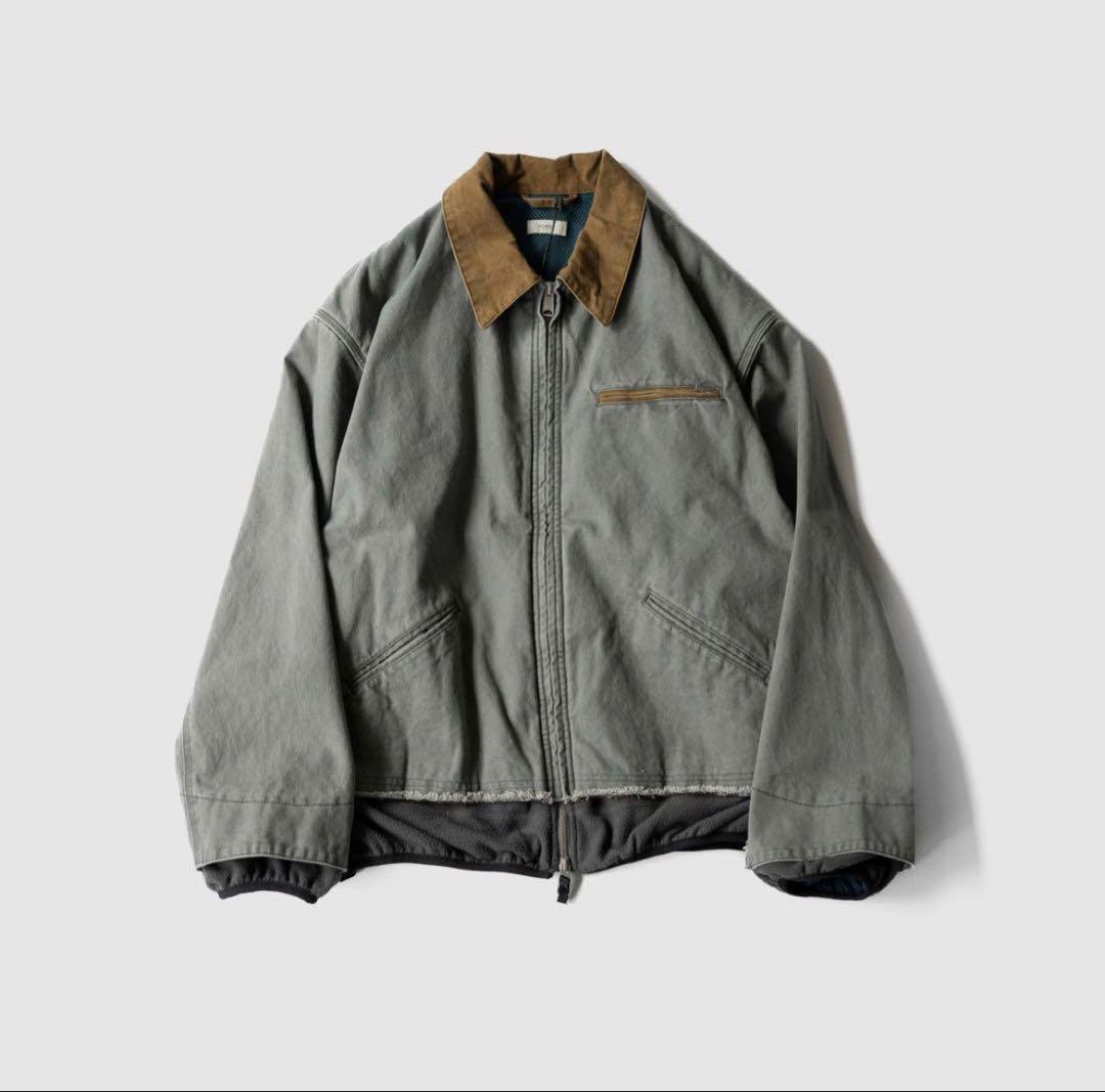 ジャケット・アウター YOKE 26SS Connected Work Jacket GRAY 3