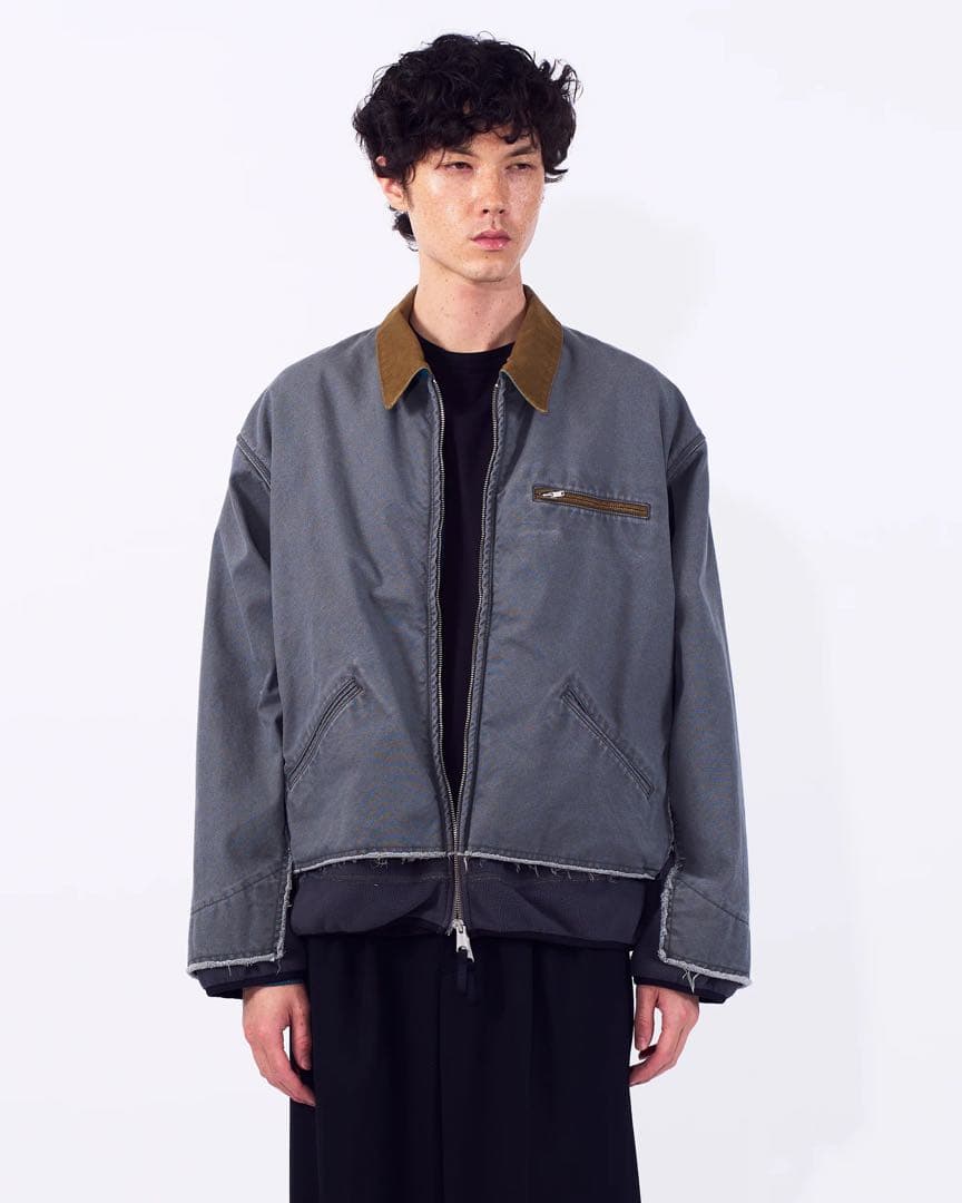 ジャケット・アウター YOKE 26SS Connected Work Jacket GRAY 3