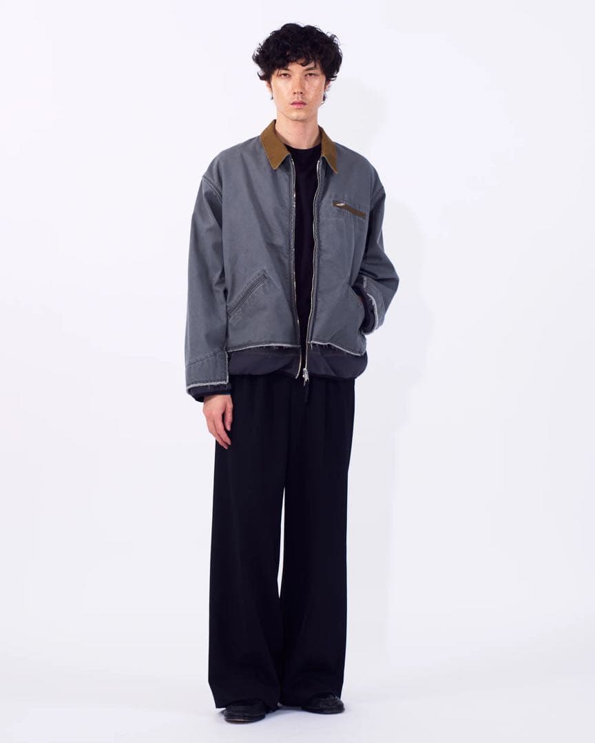 ジャケット・アウター YOKE 26SS Connected Work Jacket GRAY 3