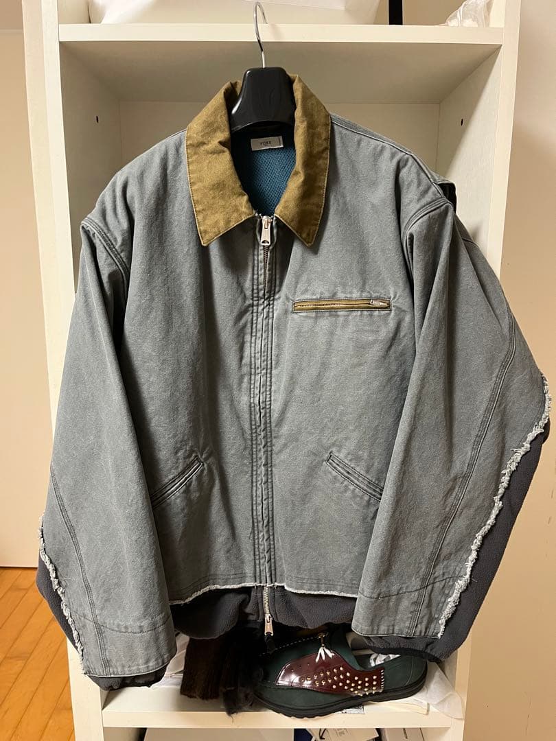 ジャケット・アウター YOKE 26SS Connected Work Jacket GRAY 3