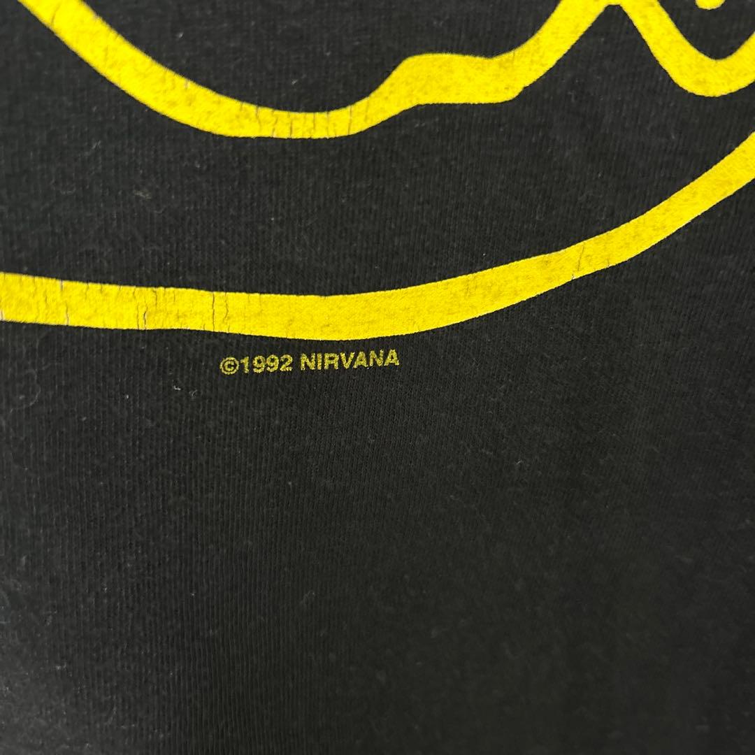NIRVANA ニルヴァーナ Tシャツ　スマイル　92年製　バンドTシャツ